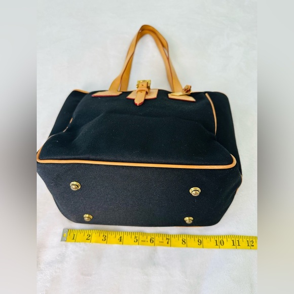 Dooney and Bourke Tote Bag With Leather Trim Medium Size - Picture 5 of 11